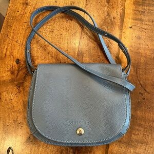 Longchamp Le Foulonne Crossbody, Blue, NWOT
